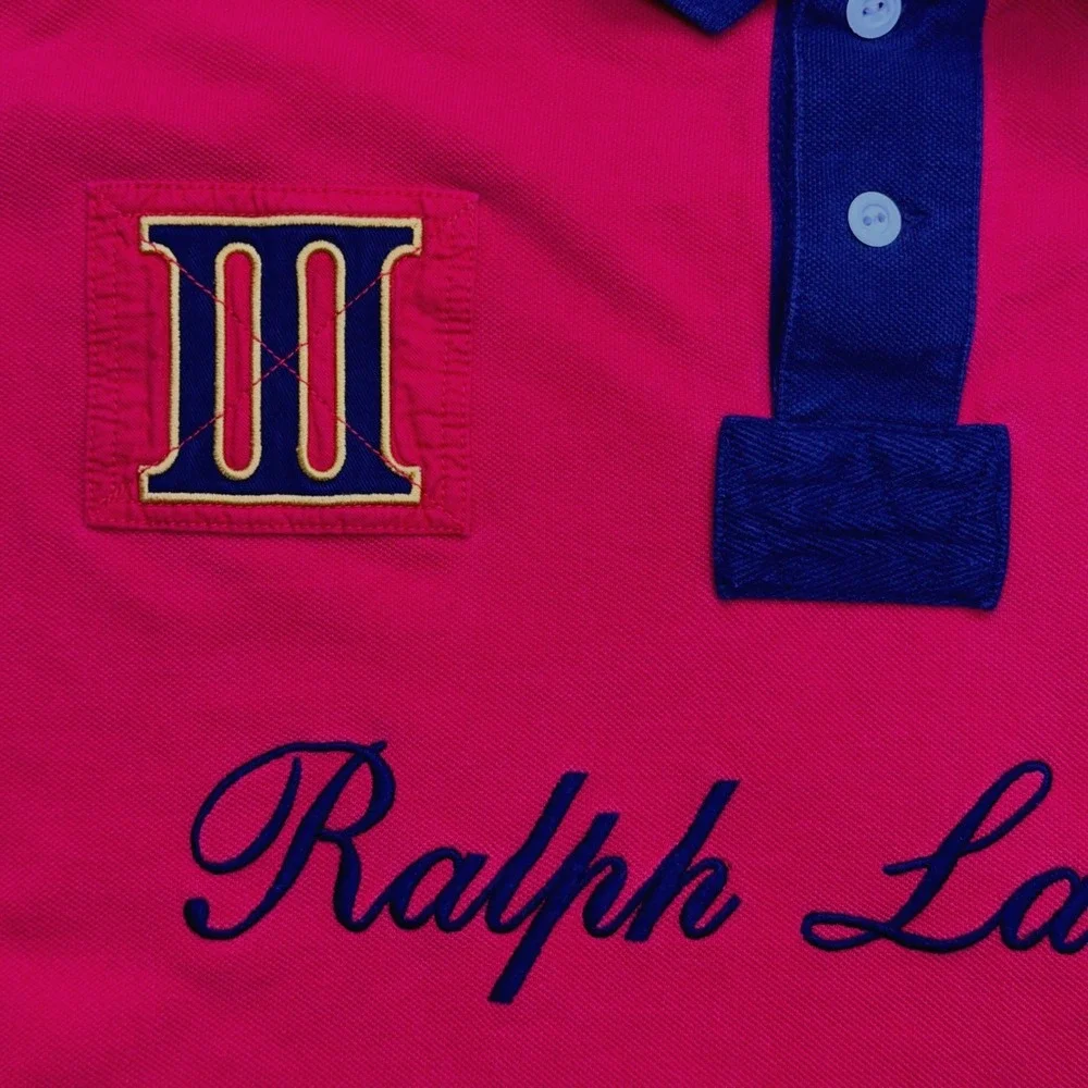 Polo Ralph Lauren Polo Shirt Men XXL Red Custom Snow Polo Challenge Cup Crest